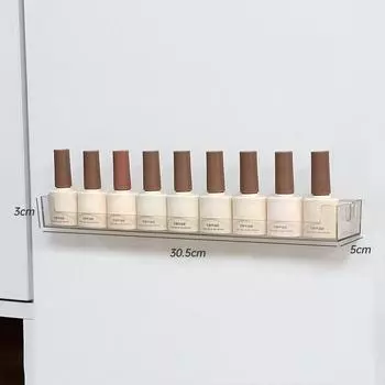 Стойка для демонстрации клея и масла для нейл-арта Стойка для демонстрации очков Прозрачная коробка для хранения косметических кисточек Настенная полка для лака для ногтей