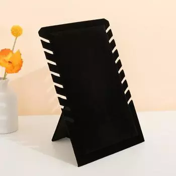 Стойка для демонстрации ожерелий Выставочный стенд для ювелирного магазина Предотвращает появление царапин на ожерелье чёрный