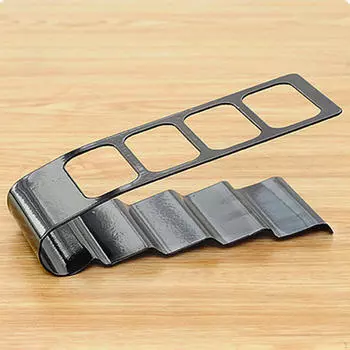 Стойка для держателей управления с 4 отделениями, настольные гаджеты, простой органайзер-контейнер для гостиной Black