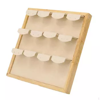 Стойка для держателя для сережек, стойка для органайзера, для использования в декоративном комоде и белый