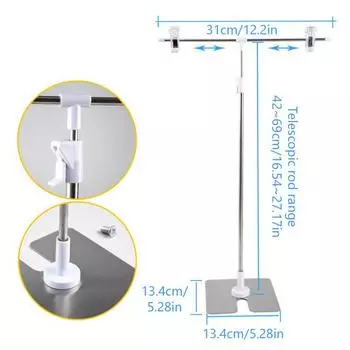 Стойка для фона Po Реквизит для фона Косметическая подставка для плаката Для студийной съемки Фоновая бумага T-образная рама Аксессуары для фотографии