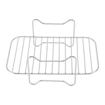 Стойка для фритюрницы из нержавеющей стали, аксессуары для фритюрницы, универсальный держатель для гриля, инструменты для барбекю на открытом воздухе