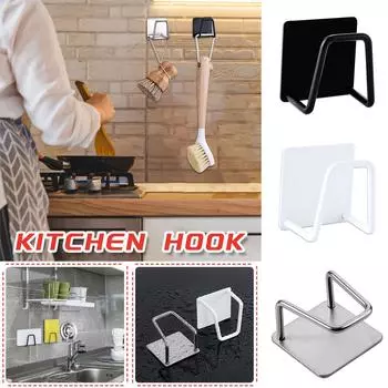 Стойка для губки из нержавеющей стали, раковина для пунша, тряпка для губки, подставка для губки B