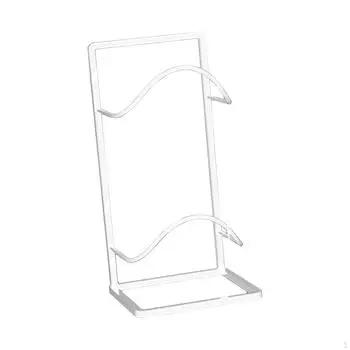 Стойка для хранения баскетбольных мячей, держатель для 2-х ярусных аксессуаров, отдельно стоящая полка для белый