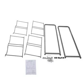 Стойка для хранения бутылок с водой, 4 уровня, стальная труба, экономящая место, держатель для бутылок с водой, полка для офиса, школы