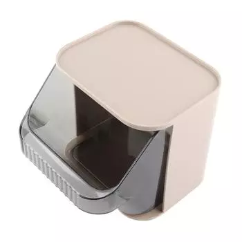 Стойка для хранения чайных пакетиков, многофункциональная, настольная, офисная, капсульная, кофейная, пластиковая серый