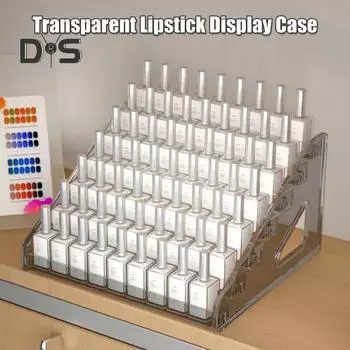 Стойка для хранения лака для ногтей, простая установка, прозрачный многослойный держатель для лака для ногтей, органайзер для солнцезащитных очков Triple Layer