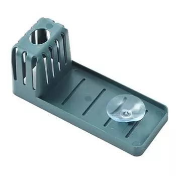 Стойка для хранения легко устанавливается, экономит место, прочный держатель для хранения щеток для посуды для кухни розовый