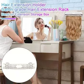 Стойка для хранения париков, держатель для наращивания волос на заколках и лентах, надежное крепление, вешалка для париков для мытья, окрашивания и сушки феном, салонный парик чёрный
