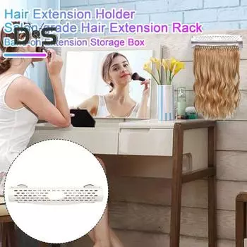 Стойка для хранения париков, держатель для наращивания волос на заколках и лентах, надежное крепление, вешалка для париков для мытья, окрашивания и сушки феном, салонный парик чёрный