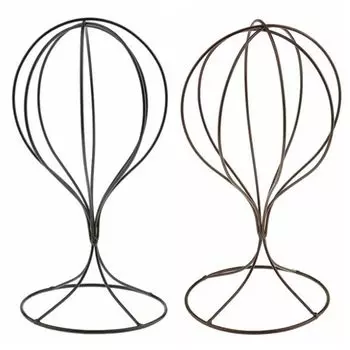 Стойка для хранения париков, витрины, 3 цвета, подставка для парика, аксессуары для париков, держатель для шапки, домашний салон бронзовый