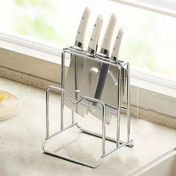 Стойка для хранения разделочных досок, держатель для посуды, 3 слота, подставка для кастрюль и крышек для шкафа ресторана