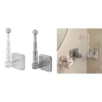 Стойка для хранения резинок для волос и украшений, выдвижная стойка для хранения украшений, практичная стойка для демонстрации аксессуаров для волос серый