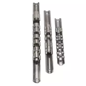 Стойка для хранения розеток из нержавеющей стали на 8 позиций, держатель для лотка, подставка для инструментов, полка-органайзер