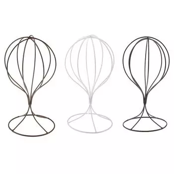 Стойка для хранения шляпа держатель для колпачка металлическая подставка для парика аксессуары для париков стенды для демонстрации париков домашний салон бронзовый