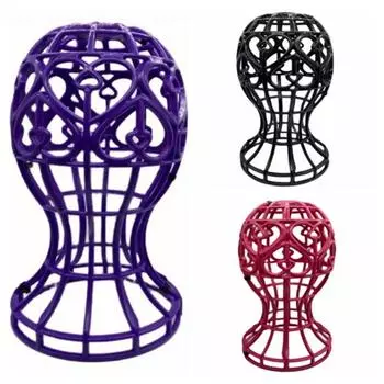 Стойка для хранения шляпа держатель для шапки фонарь в форме парика головка подставка аксессуары для париков пластиковая подставка для парика розы красного