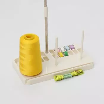 Стойка для хранения швейной машины, стойка для трех ниток, стойка для хранения инструментов, стойка для вышивальных ниток, ручная швейная стойка для самостоятельного шитья жёлтый