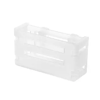 Стойка для хранения в холодильнике Большой вместимости Регулируемая конструкция Легко устанавливается Телескопический контейнер для хранения в холодильнике Выдвижная полка белый