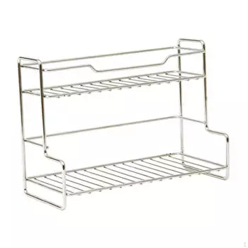 Стойка для хранения вещей для ванной комнаты и душа, практичная полка для хранения приправ чёрный