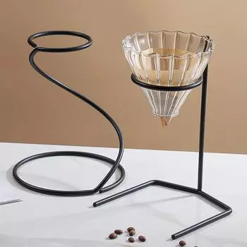 Стойка для кофе Pour Over Кофеварка Подставка для чашек с фильтром Подставка для кофеварки Кронштейн для капельницы Pour Over Капельница B