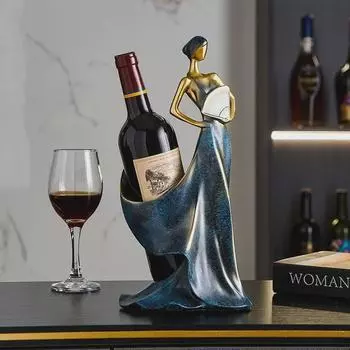 Стойка для красного вина с художественным дизайном танцора - декор из смолы для дома или ресторана