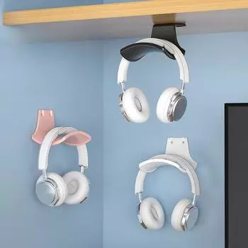 Стойка для кронштейна для наушников Креативный компьютерный кронштейн для киберспорта Кронштейн для наушников с креплением на голову L style чёрный