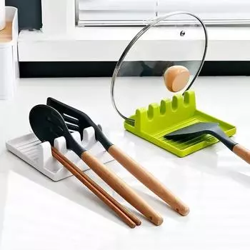 Стойка для лопаток, полки для кастрюль, полки для столешницы, полка для ложек, подставка для суповой ложки, держатель для суповой ложки, палочки для еды белый