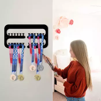 Стойка для медалей для бега, настенный держатель для спортивных наград 40cmx21.64cm