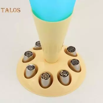 Стойка для наконечников для трубок Рамка для имплантации Поднос для демонстрации Пластиковый удобный пакет для крема Хранение Принадлежности для выпечки