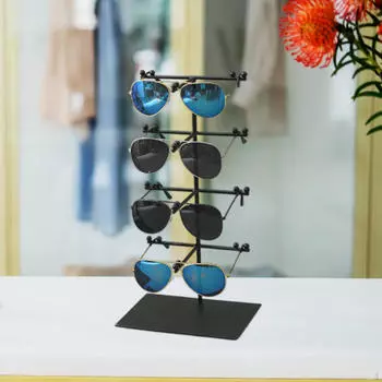 Стойка для очков Подставка для очков Металлическая оправа Съемный держатель для солнцезащитных очков Очки 18cmx13cmx35cm