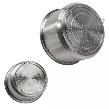 Стойка для пароварки из нержавеющей стали, кастрюля с ручкой, поддон для варки на пару, корзина для риса, пароварка, кухонный инструмент для приготовления пищи