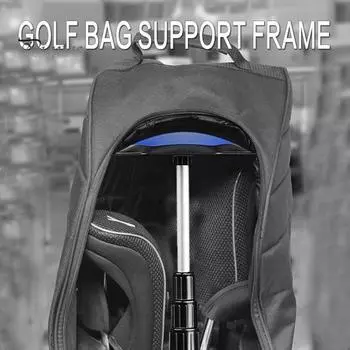 Стойка для поддержки сумки для гольфа Растягивающаяся дорожная сумка для гольфа Стержень для поддержки неподвижной руки Защита клюшки для гольфа Аксессуары для сумки для гольфа чёрный