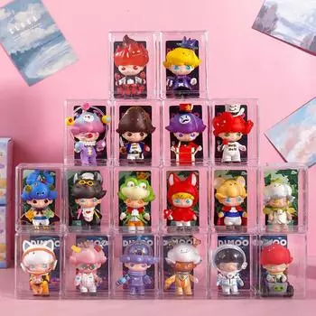 Стойка для показа прозрачная аниме-модель автомобиля глухая коробка картонная коробка упаковка коробка для хранения ювелирные изделия классификация коробка L розовый