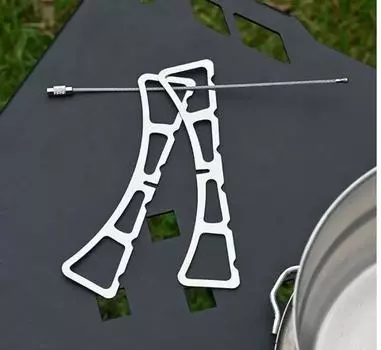 Стойка для приготовления пищи на открытом воздухе из нержавеющей стали Cross Steam One Size