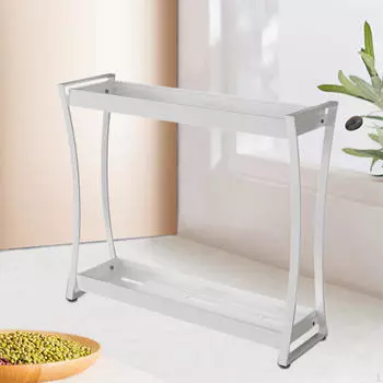 Стойка для приправ, многофункциональный контейнер для хранения домашних принадлежностей, прочный органайзер для приправ 33cm long