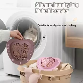 Стойка для пролитых винных бутылок, силиконовый мешок для белья, мешок для бюстгальтера, бытовой мешок для стирки, мешок для стирки внутренней одежды One Size розовый