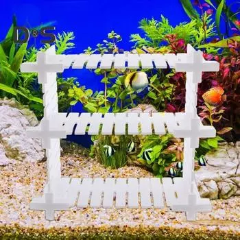 Стойка для разведения рыб Декор для аквариума Нерестилища для рыб Лоток для разведения и отдыха Легко чистить Убежище для рыб в пруду Аквариум A