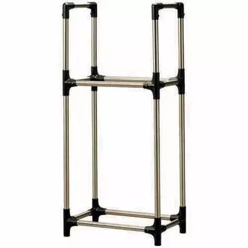 Стойка для шин Iris Ohyama из нержавеющей стали с крышкой, черная KSL-590C