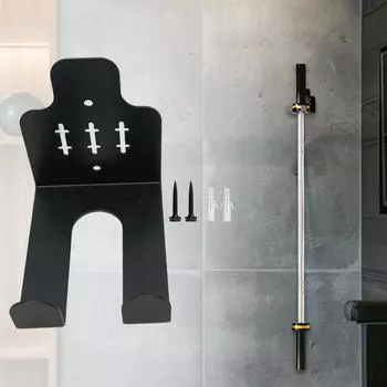 Стойка для штанги Gym Bar Wall Rack, держатель для штанги, стойка для подвешивания штанги для дома, спортзала, фитнеса