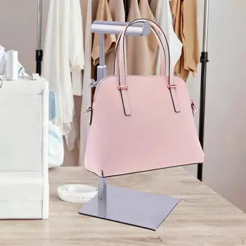 Стойка для сумок, стойка для кошельков для розничного магазина Short Brushed