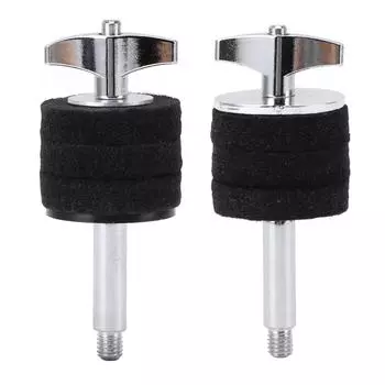 Стойка для тарелок из алюминиевого сплава, войлочная стойка для тарелок, насадка для барабанной установки Silver