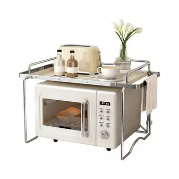 Стойка для тостера pupustar, кухонная настольная стойка из цельного металла, кухонная стойка, Ш57 x Г36 x В38 см, внутренние размеры Ш48 x В32 см для риса