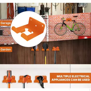 Стойка для триммера, садовый электроинструмент, вешалка, грузоподъемность 55 фунтов, экономия места, пожиратель сорняков, тяжелый