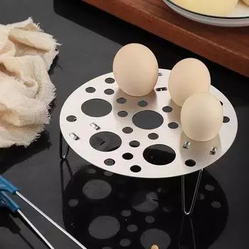 Стойка для варки яиц на пару из нержавеющей стали, утолщенная корзина для варки яиц на пару, подставка для вареных яиц и булочек