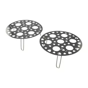 Стойка для варки яиц на пару из нержавеющей стали, высокая ножка, пароварка, паровая решетка, котел высокого давления 17.5cm