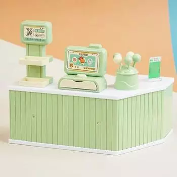 Стойка для закусок Lollipop Snack Rack Mini Cashier Counter Toys Furniture Accessories красный
