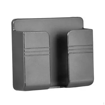 Стойка для зарядки телефона, настенное крепление, полка для хранения аксессуаров, стойка чёрный