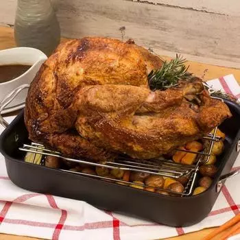 Стойка для жарки из нержавеющей стали, решетки для ребрышек барбекю, сковорода для жарки индейки, безопасная для использования в духовке, V-образная, устойчивая к высоким температурам решетка для гриля для индейки, куриных ребрышек серебряный