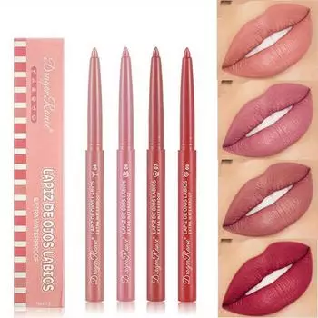 Стойкая водостойкая помада с гладкой текстурой и ярким цветом для женщин. Помада. Подводка для губ.