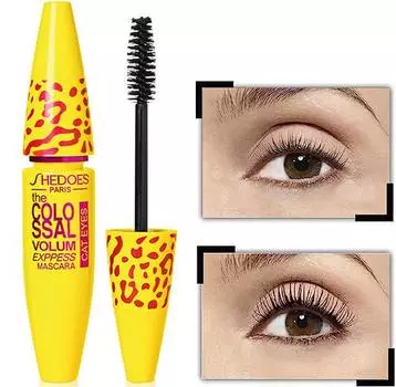 Стойкая водостойкая тушь с леопардовым принтом, устойчивая к поту и не размазывающаяся, долговечная, густая, вьющаяся, крутая, черная, быстросохнущая тушь для ресниц